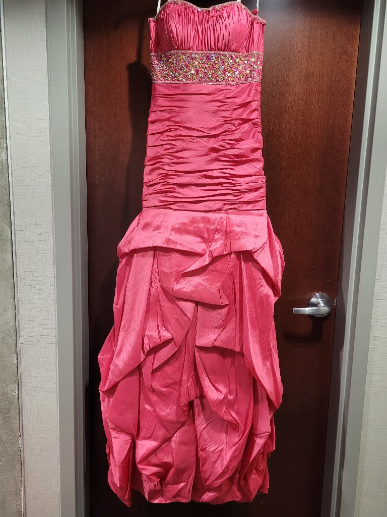 Antonio Castilli 81087h Hot Pink Mermaid Size 6 Prom Dress